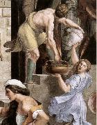 RAFFAELLO Sanzio The Fire in the Borgo painting